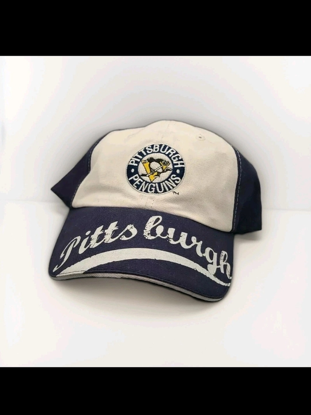 Pittsburgh Penguins NHL Baseball Cap Hat Highmark Healthcare Adjustable Hockey